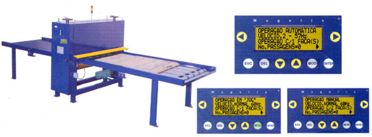 MQUINA SEMI-AUTOMTICA PARA CORTE E VINCO PLANO